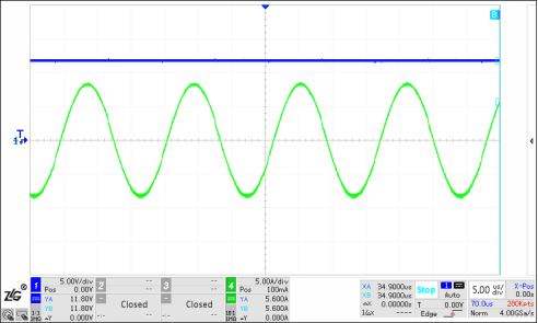 Back-end input voltage/harmonic current wave